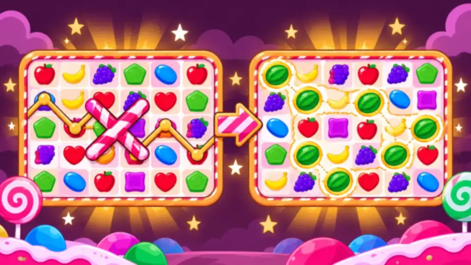 Sweet Bonanza come funziona: confronto tra linee di pagamento barrate e otto simboli uguali sparsi che pagano ovunque